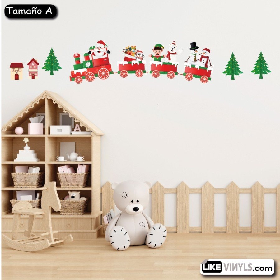 VINILO DECORATIVO NAVIDAD