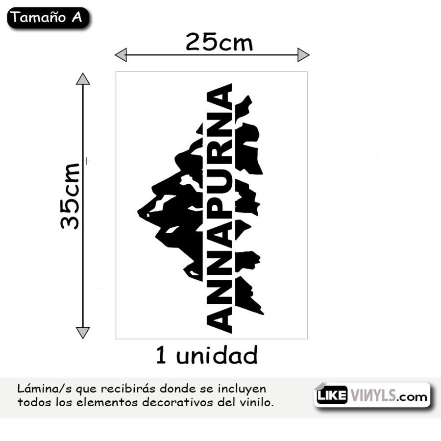 Vinilo para vehículos coches: Annapurna