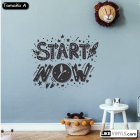 vinilo decorativo infantil start now