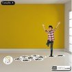 Vinilo rayuela: robots