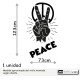 Vinilo para autocaravanas: peace (paz)