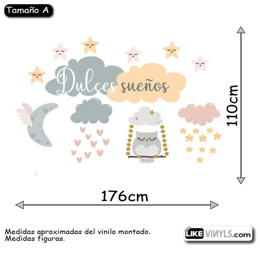 Vinilo infantil: dulces sueños