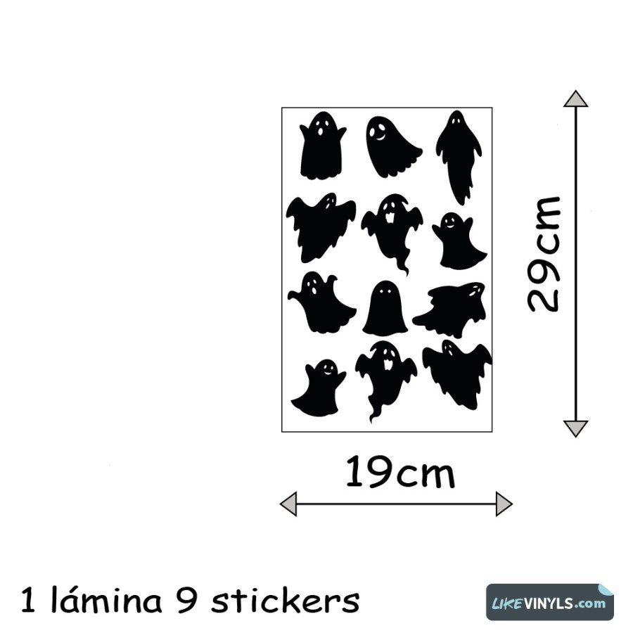 Stickers fantasmas