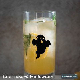 Vinilo adhesivo identificador vasos fantasma