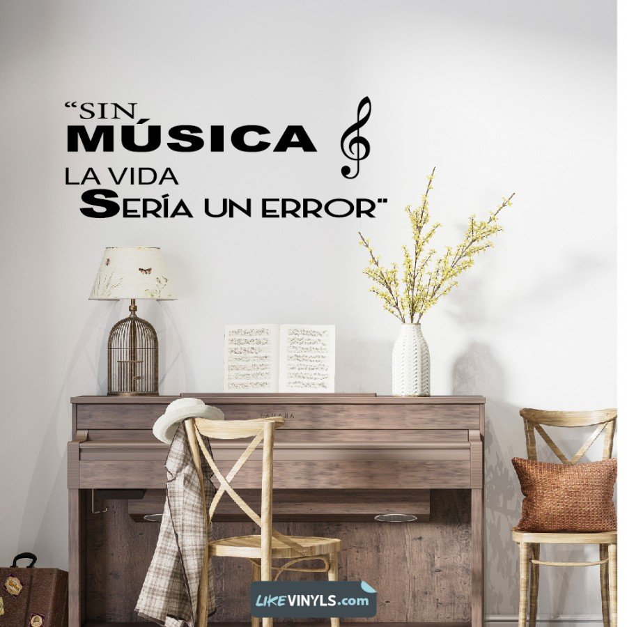 vinilo frase música