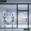 Vinilo rebajas para escaparate texto en circulo