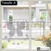 Vinilo translúcido al ácido: mariposa estrellas