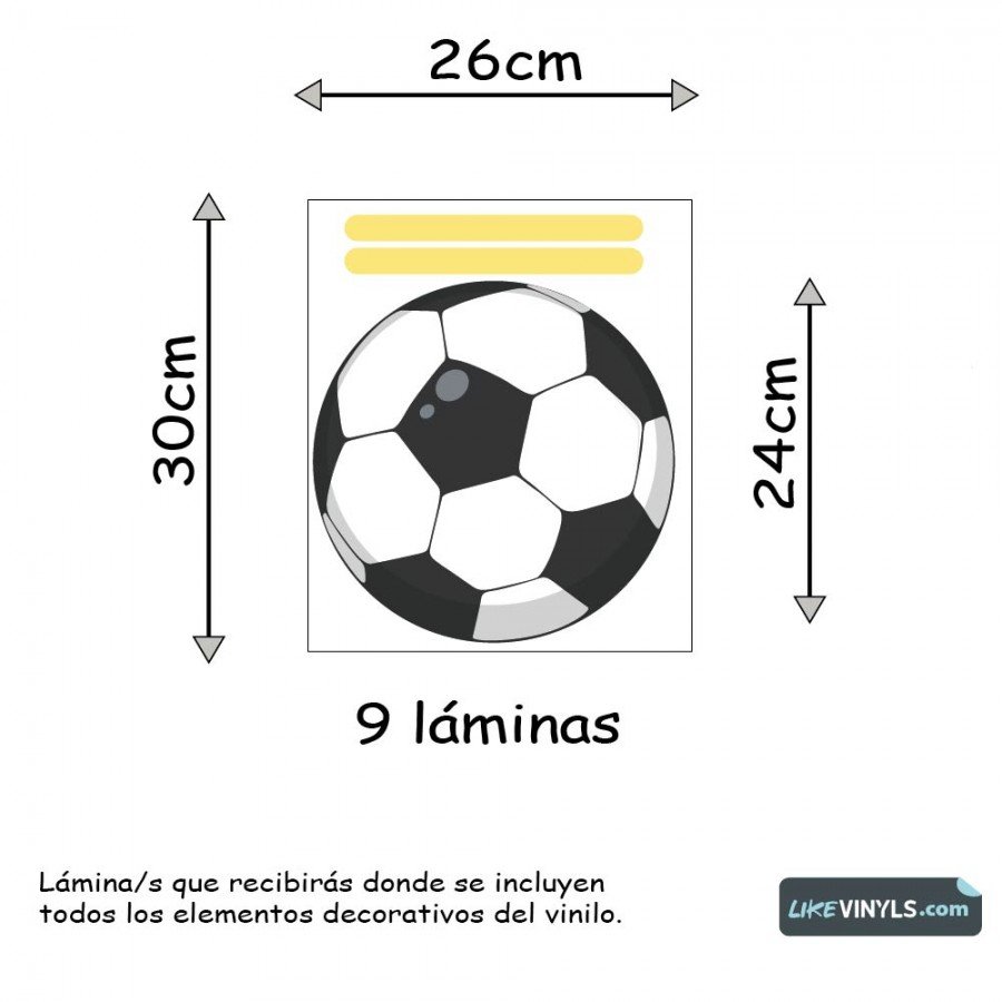 Vinilo adhesivo suelo juego 3 en raya fulbol
