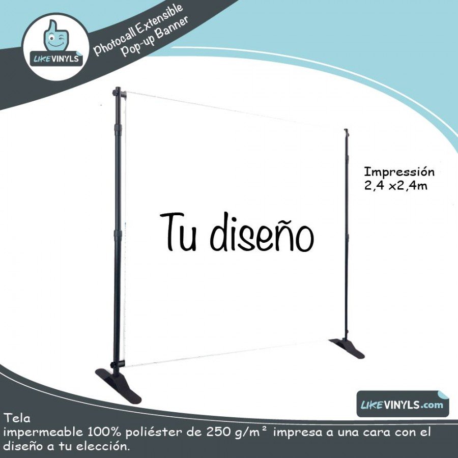 Photocall totalmete personalizable