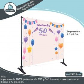 photocall cumpleaños globos