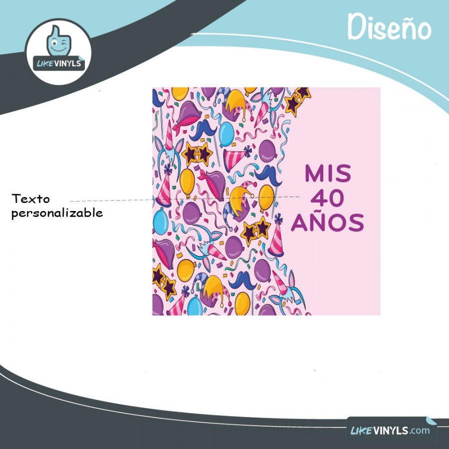 Photocall personalizable fiesta