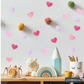 corazones colores