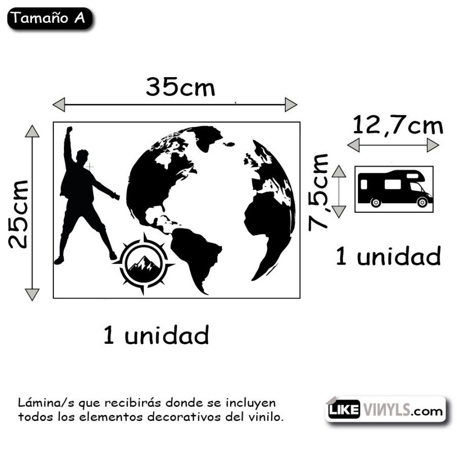 Vinilo para vehículos y caravanas: ruta por el mundo