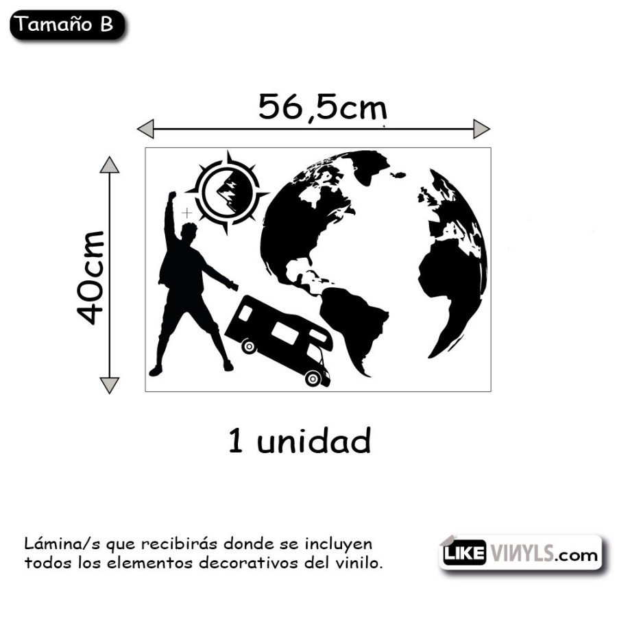 Vinilo para vehículos y caravanas: ruta por el mundo