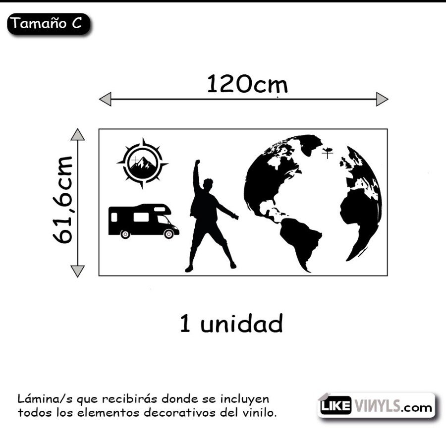 Vinilo para vehículos y caravanas: ruta por el mundo