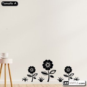 Vinilo decorativo floral