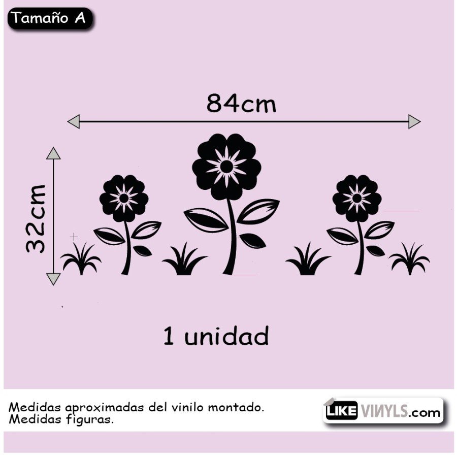 Vinilo flores