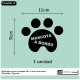 Vinilo para vehículos: mascota a bordo 1
