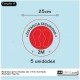 Vinilo suelo: distancia seguridad 2