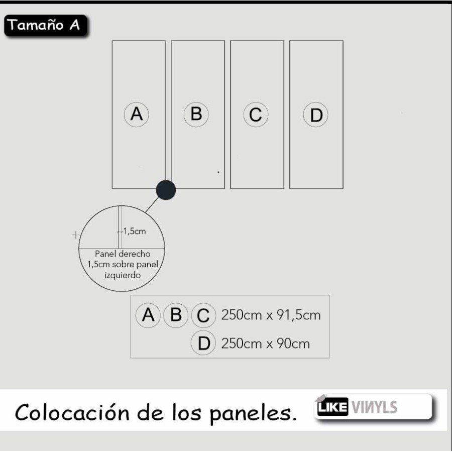 Fotomural: hojas esquinas