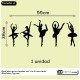 Vinilo puerta: bailarinas