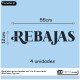 Vinilo rebajas para escaparate 2