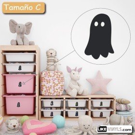 Vinilo pizarra negra: fantasma
