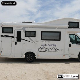vinilo caravana never stop exploring