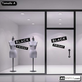 VINILO BLACK FRIDAY ESCAPARATE TIENDA