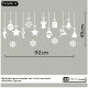 Vinilo Navidad adornos colgantes